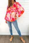 Pink Red Floral