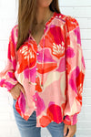 Pink Red Floral