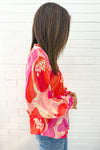 Pink Red Floral