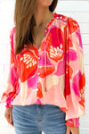 Pink Red Floral