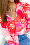 Pink Red Floral