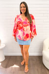 Pink Red Floral