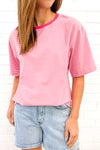 Pink White Stripe