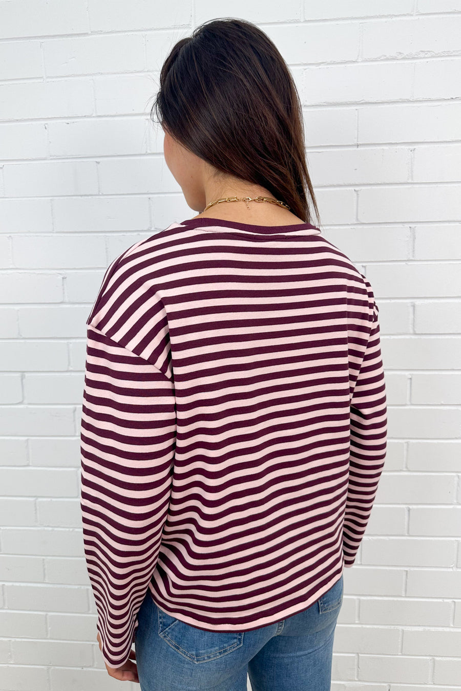 Burgundy Stripe
