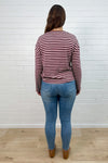 Burgundy Stripe