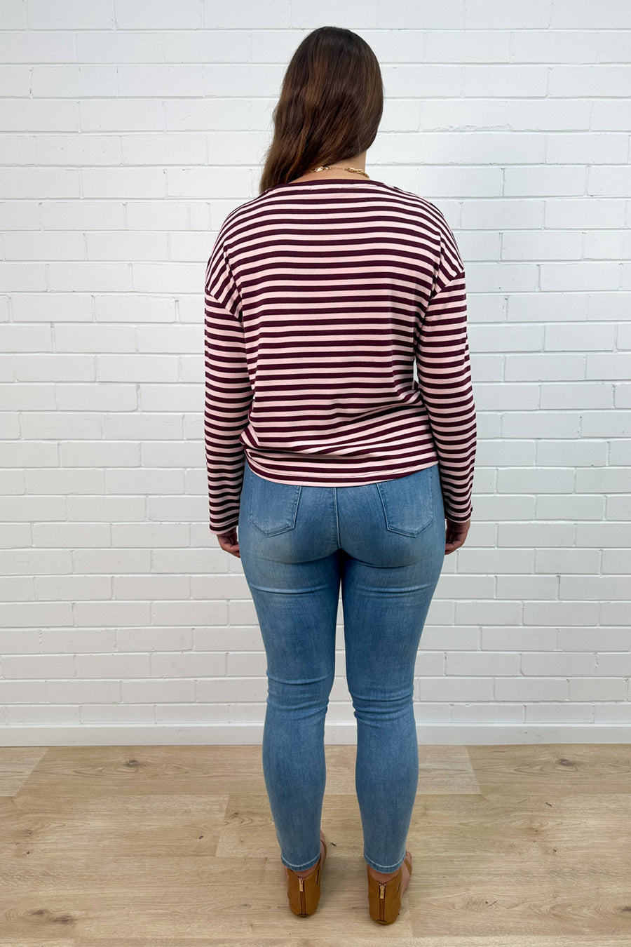 Burgundy Stripe
