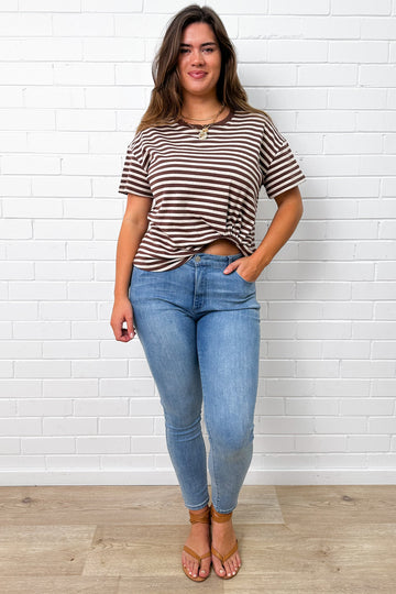 Choc Marle Stripe: maria