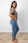 Choc Marle Stripe