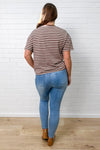 Choc Marle Stripe