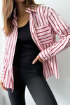 Pink Red Stripe
