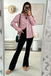 Pink Red Stripe