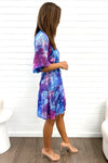 Purple Blue Floral