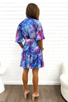 Purple Blue Floral