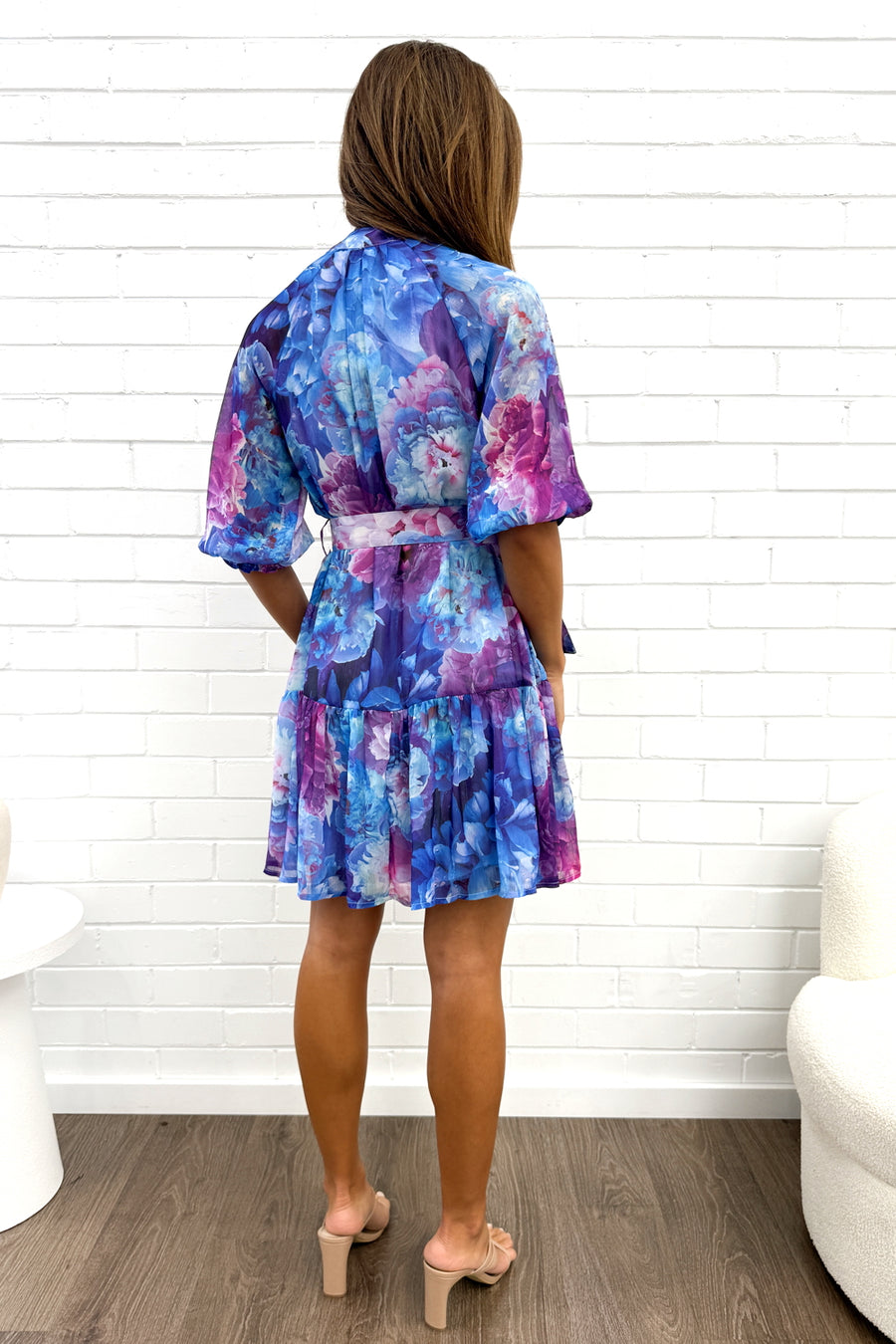 Purple Blue Floral