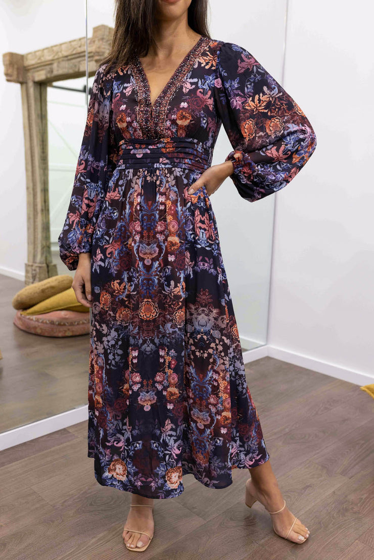 Burgundy Floral