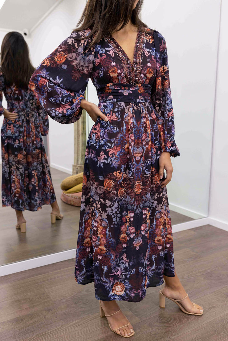 Burgundy Floral