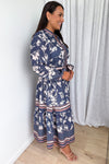 Dusty Blue Floral