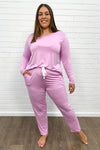The Comfiest PJs Long Sleeved Tee & Pants Set - Fairy Floss
