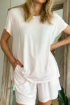 The Comfiest PJs Tee & Shorts Set