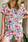 Pink Peach Floral