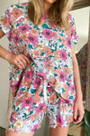 Pink Peach Floral