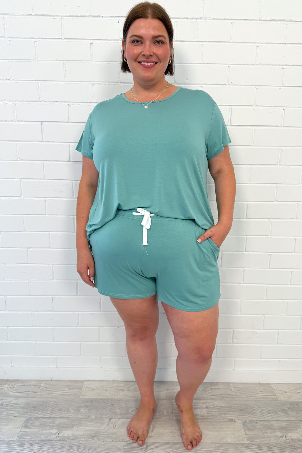 The Comfiest PJs Tee & Shorts Set - Duck Egg Blue – Vine Apparel