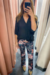 Black Pink Floral