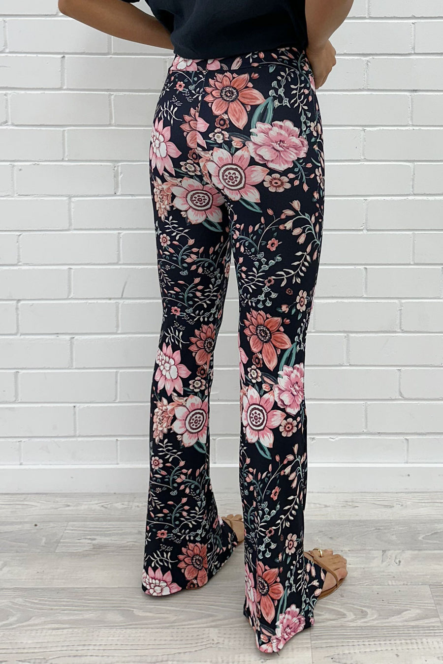 Black Pink Floral