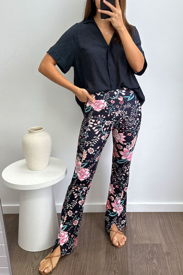 Black Pink Floral: kym