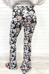 Black White Floral