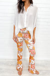 Orange Floral