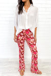 Red Pink Floral