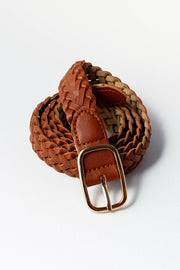 The Plaited Leather Belt