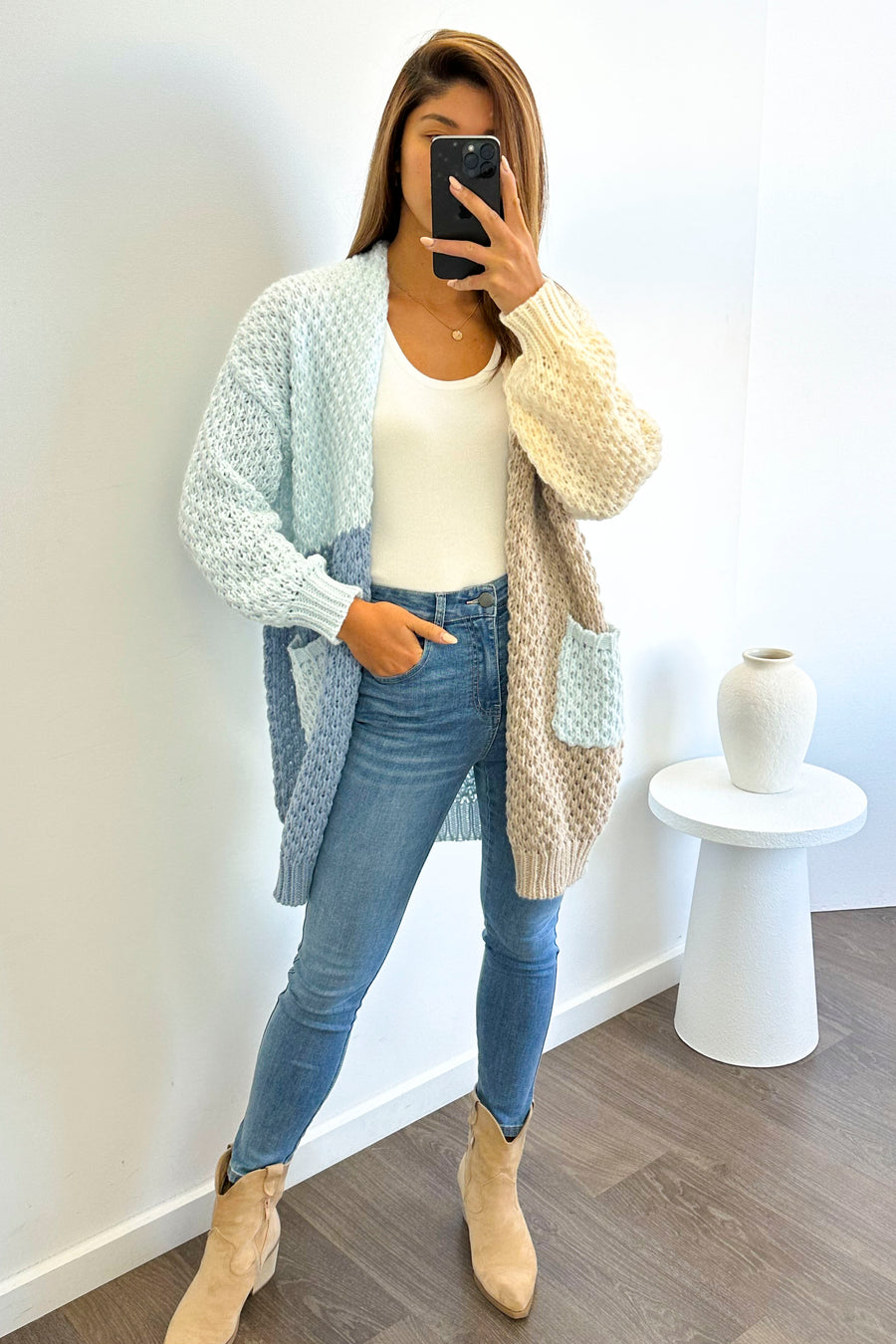 Cream Blue