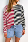 Red Black Stripe