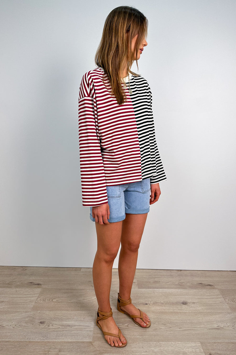 Red Black Stripe