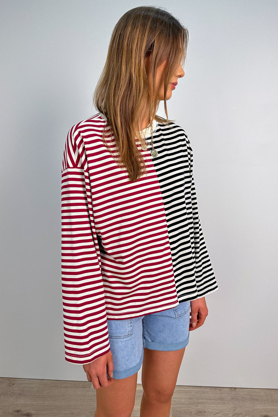 Red Black Stripe