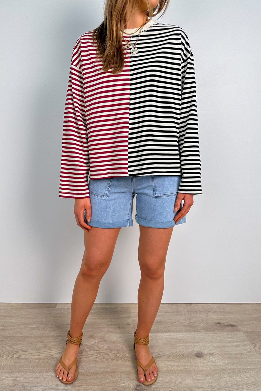 Red Black Stripe