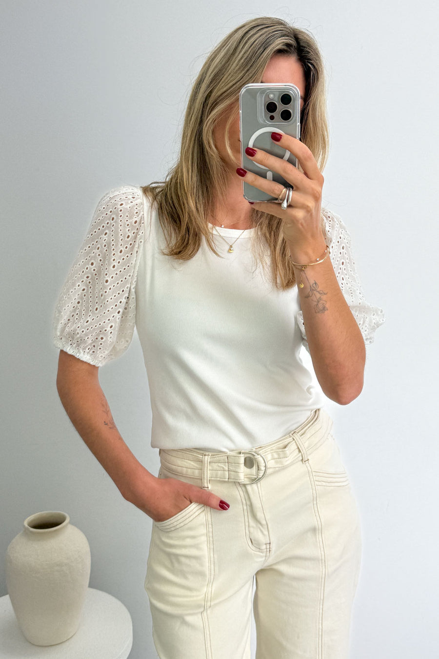 White