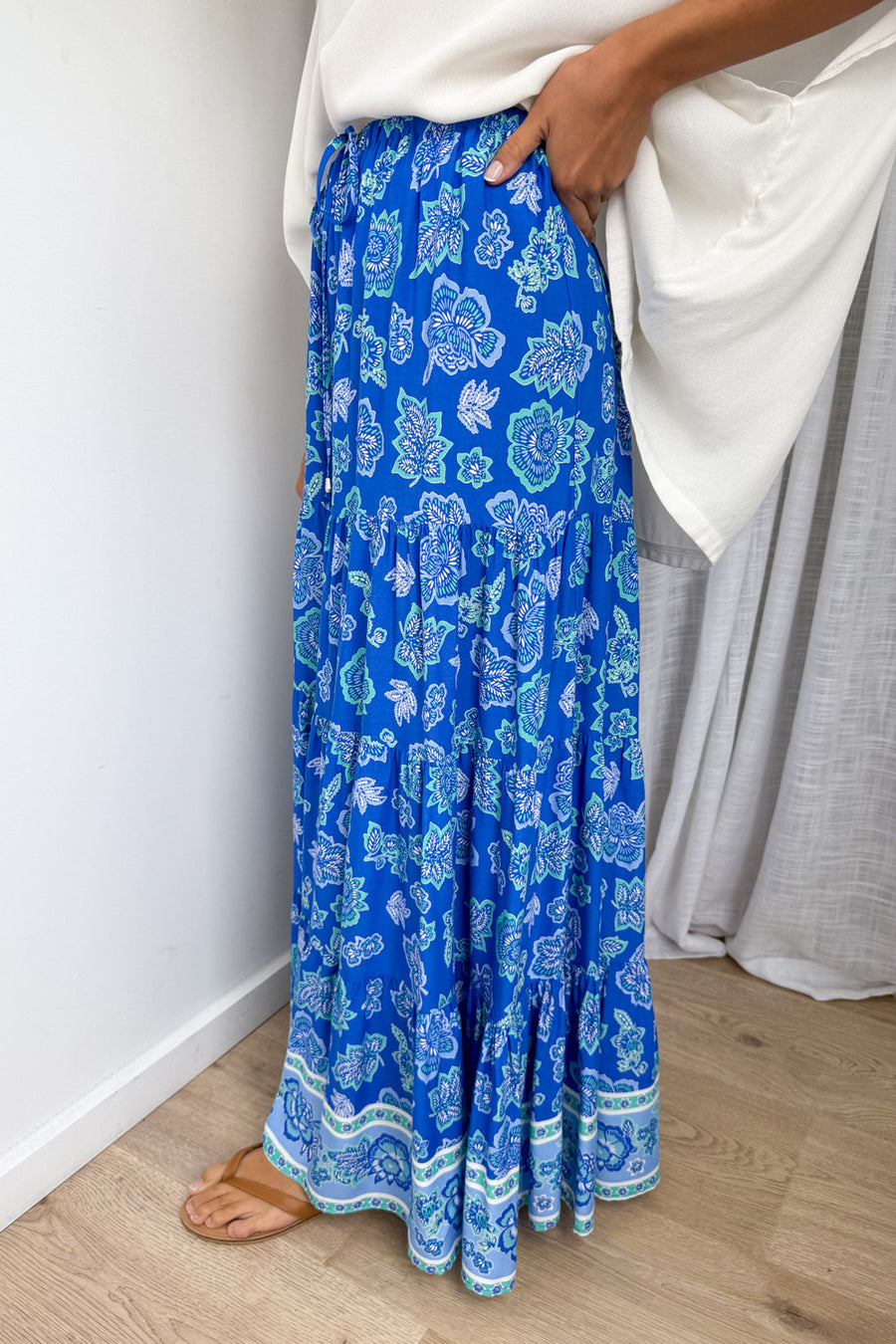 Blue Boho Floral