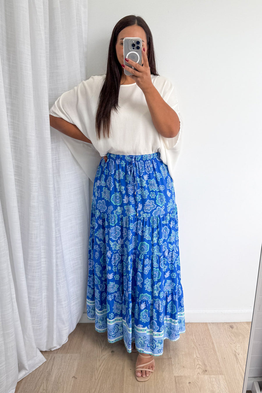 Blue Boho Floral