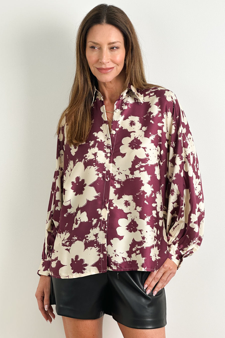 Eggplant Floral