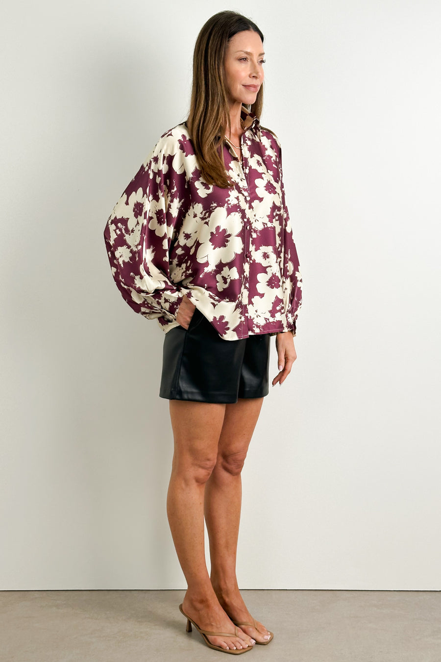 Eggplant Floral