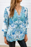Teal Floral