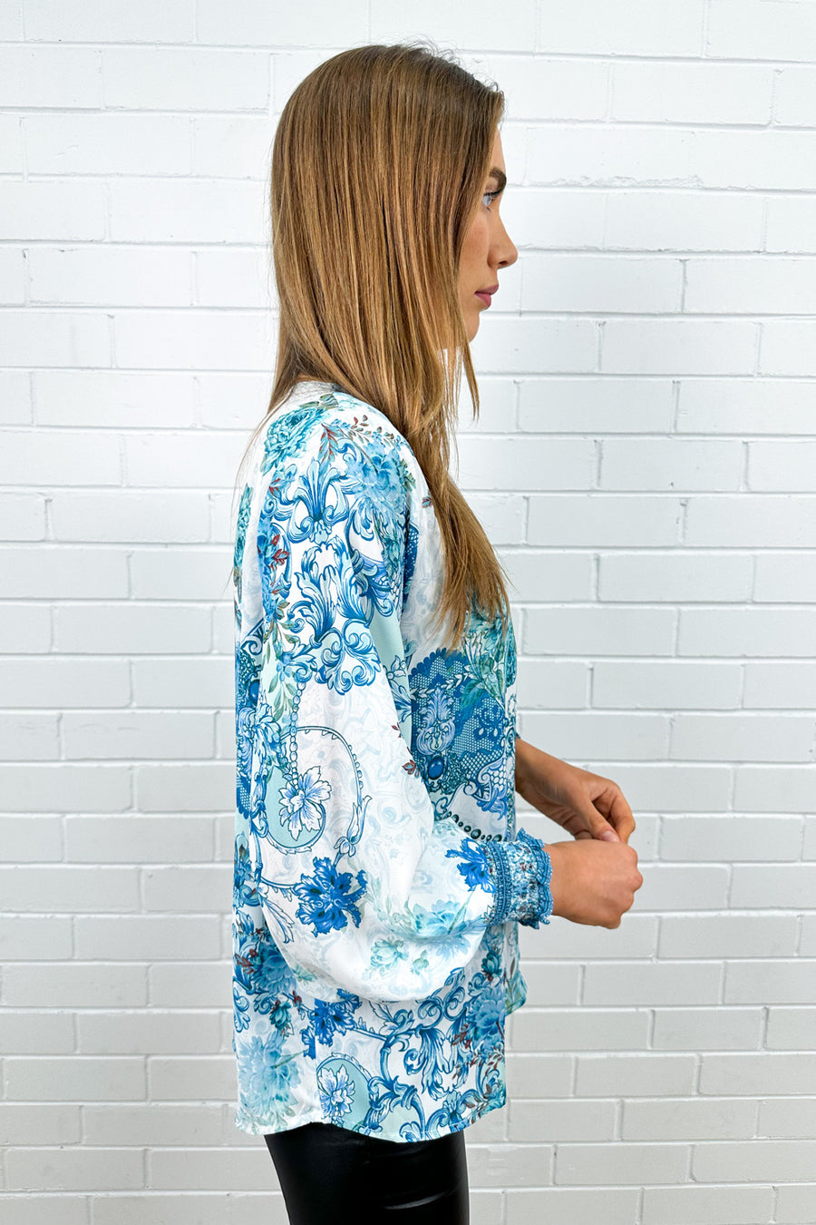 Teal Floral