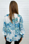 Teal Floral