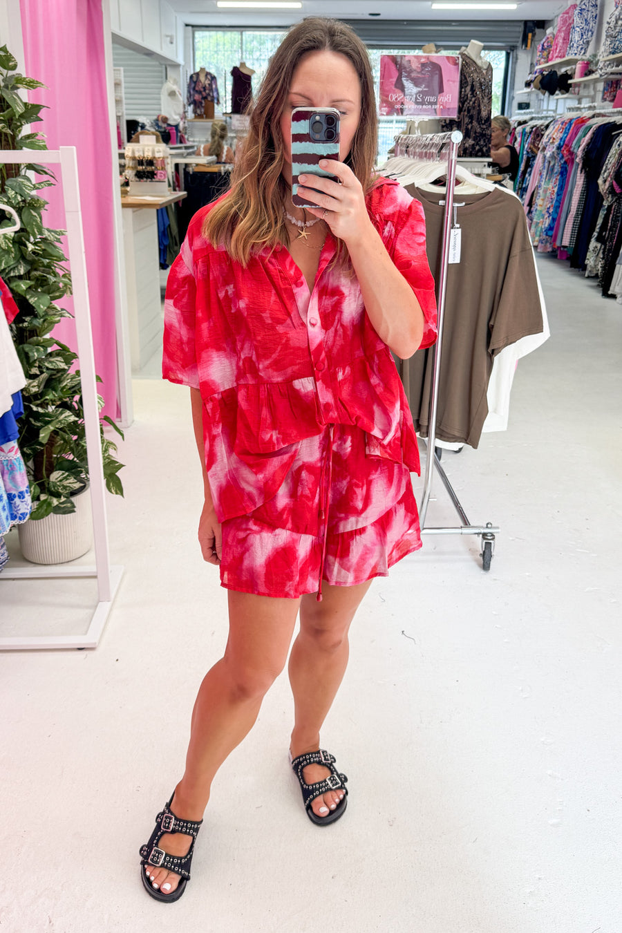 Red Crush Tie Dye