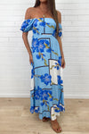 Sky Blue Floral
