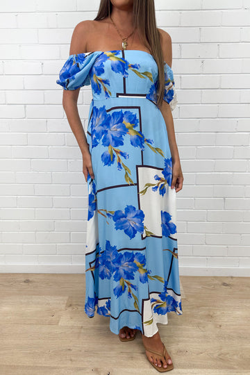  Sky Blue Floral: taylor