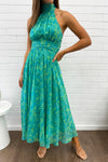 Blue Turquoise Floral